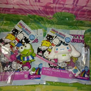 Lot of 2 Hello Kitty and Friends Blind Bag Packs Rainbow Vibes Series 4 Keroppi